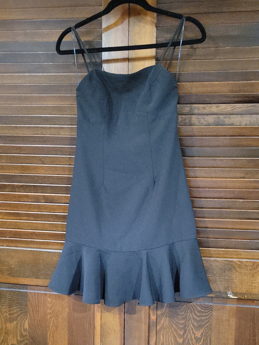 Elliatt Black Mini Dress with Ruffle Hem